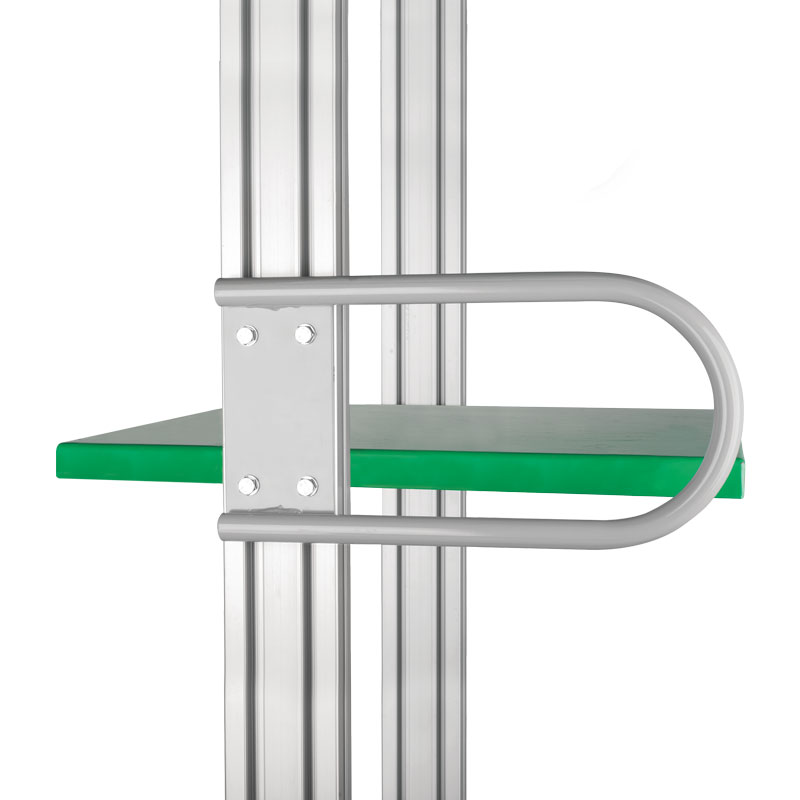 [DK]Skubbehåndtag til endoskopivogn, monteret